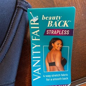 BEAUTY BACK®
Underwire Smoothing Strapless Bra, Black, Size 38B